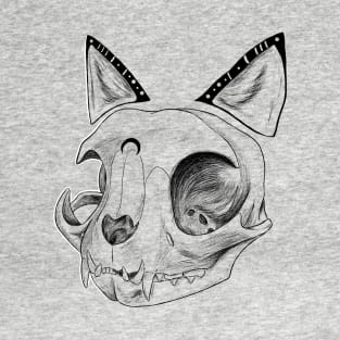 Lunar Cat Skull T-Shirt